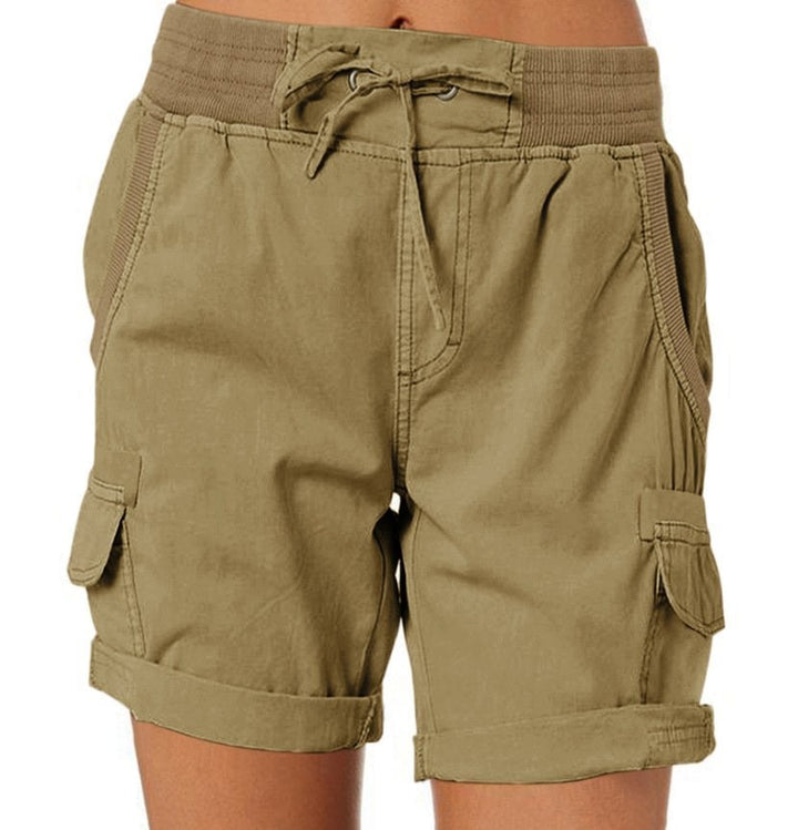 Levoire | Coton Pantalon Court Khaki
