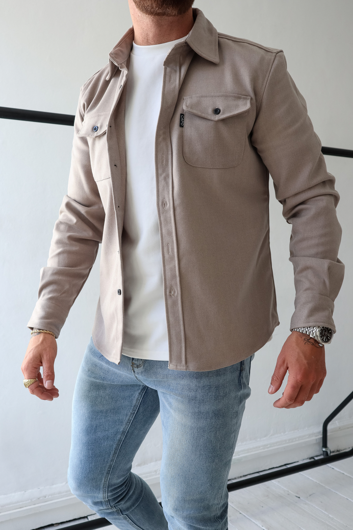 Levoire | Chemise Levoire | à Manches Longues avec Poches Poitrine et Poignets Boutonnés