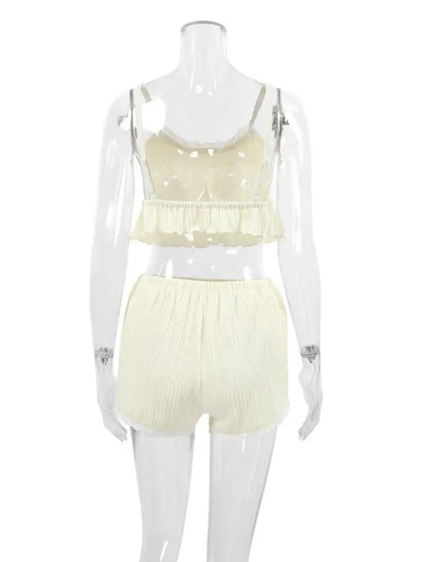 Levoire | Ensemble de pyjama short à camisole sans manches sexy