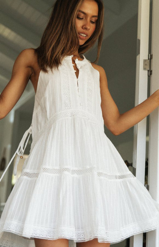 Levoire | Motek Robe de saison polyvalente confortable Rohvit crème blanc