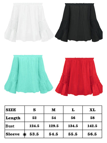 Levoire | Pour femmes Slub Coton Pour femmes Manches repliées Col en V Sexy Blouse