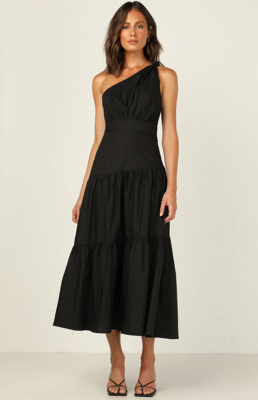 Levoire | Femme À-épaule Ridé Robe longue