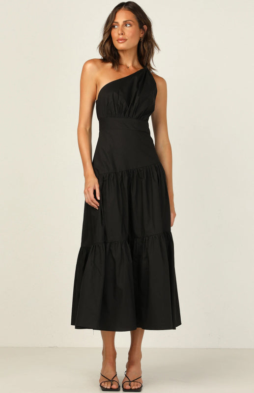 Levoire | Femme À-épaule Ridé Robe longue