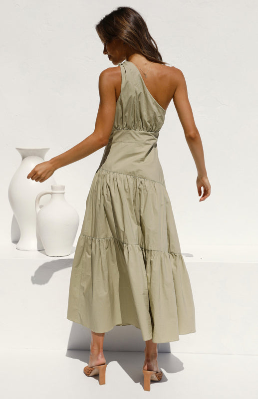 Levoire | Femme À-épaule Ridé Robe longue