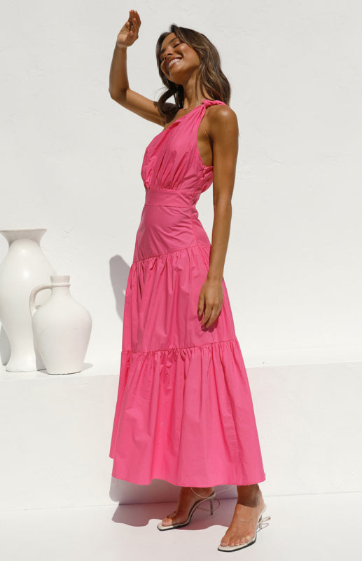 Levoire | Femme À-épaule Ridé Robe longue