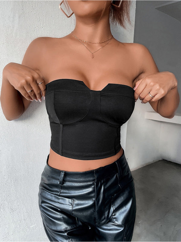 Levoire | Femmes sexy dos nu sans bretelles top tube