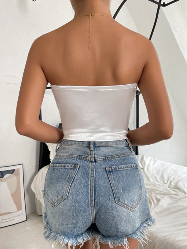 Levoire | Femmes sexy dos échancré tops tube