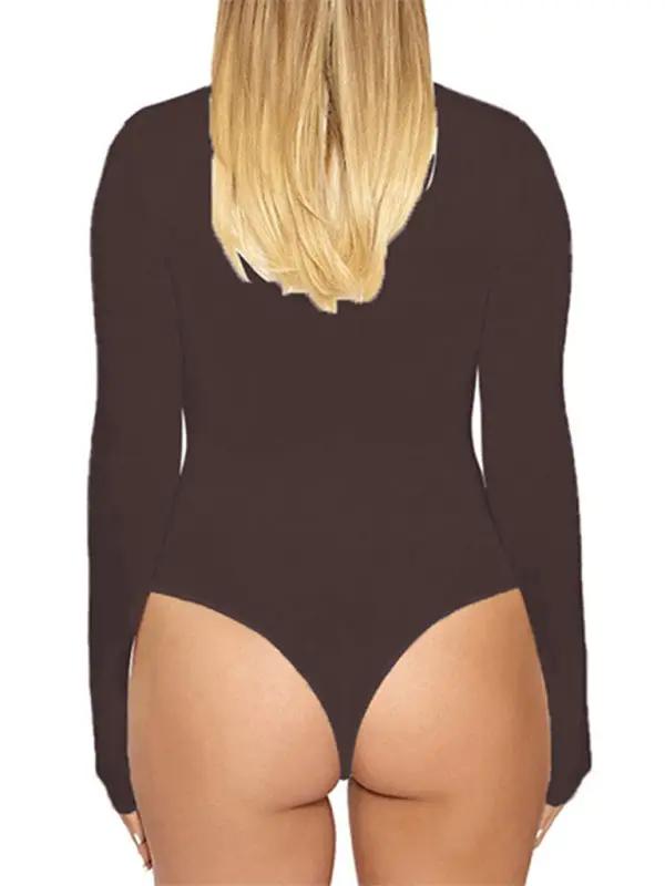 Levoire | Femme Loisirs Bodys Tops à manches longues ajusté Jumpsuit