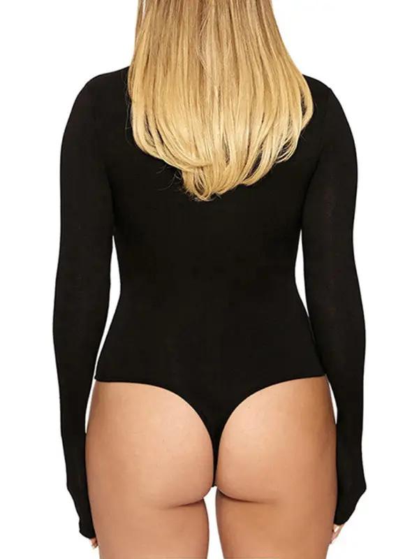 Levoire | Femme Loisirs Bodys Tops à manches longues ajusté Jumpsuit