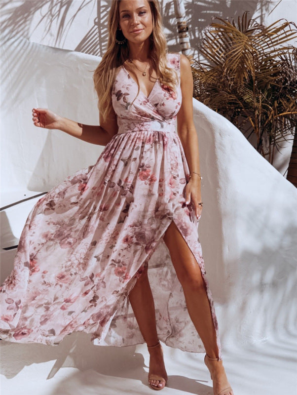 Levoire | Robe maxi avec décolleté froncé