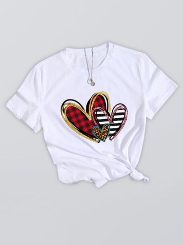 Levoire | Femme T-shirt à Manches Courtes Imprimé Graphique