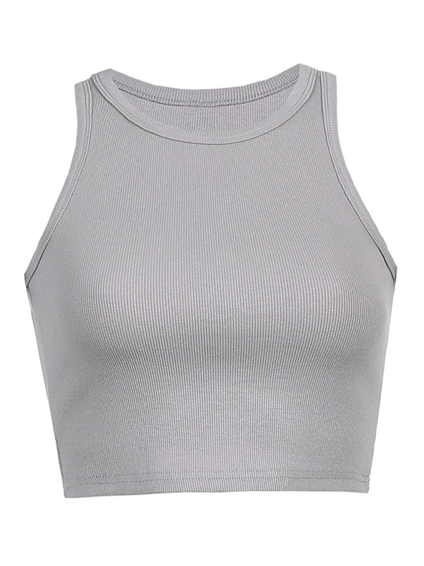 Levoire | Femme Débardeur de Base Uni Stretch