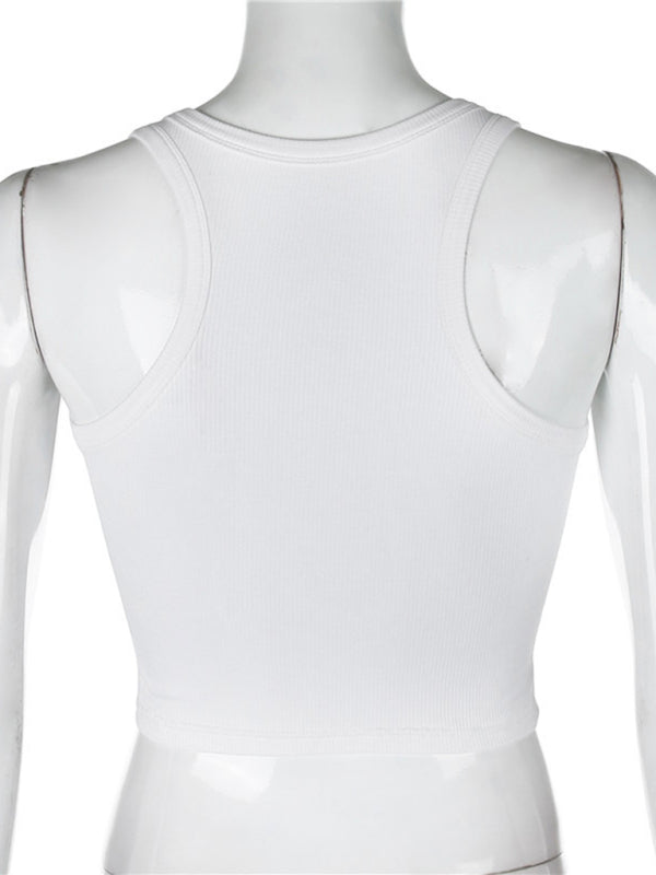 Levoire | Femme Débardeur de Base Uni Stretch