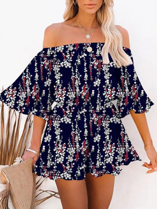 Levoire | Nouveau short à manches courtes ajustement ample en chiffon uni combi-short Champlain Couleur