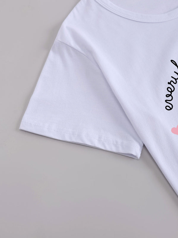 Levoire | Pupun Print Loisirs T-shirt Col Rond