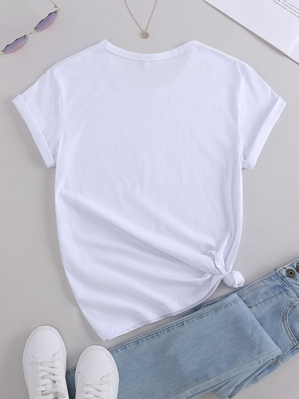 Levoire | Pupun Print Loisirs T-shirt Col Rond