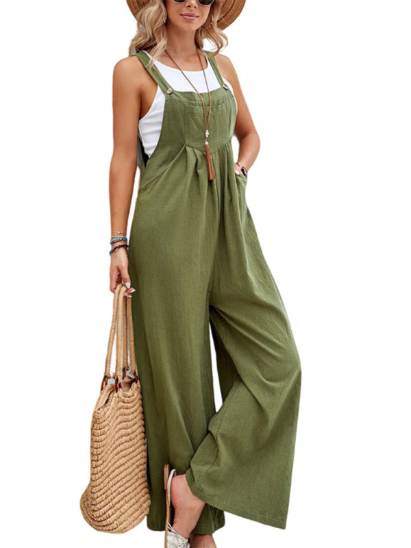 Levoire | Femme Overall De Loisirs Uni Olive vert