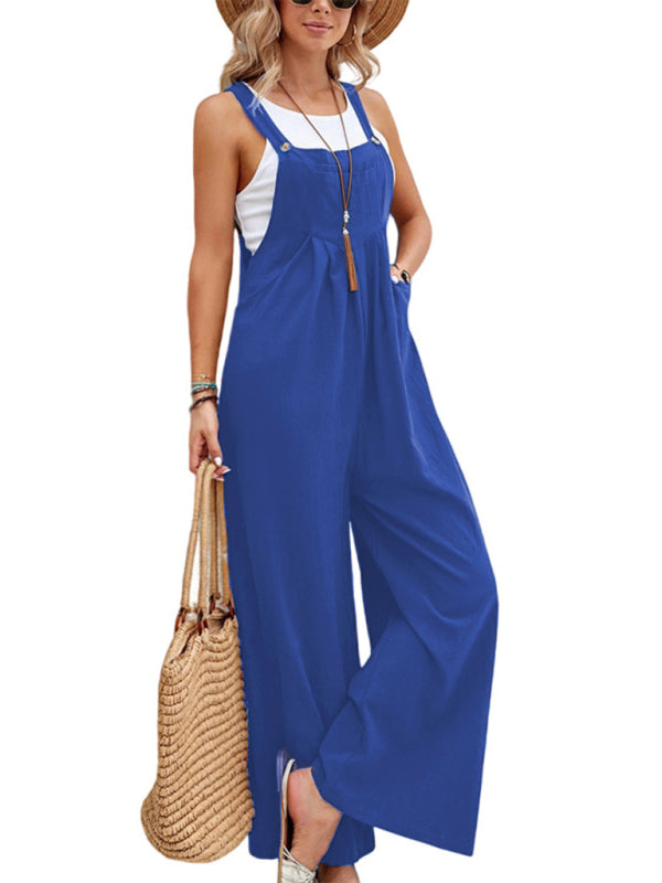 Levoire | Femme Overall De Loisirs Uni Violet marine