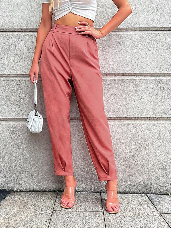 Levoire | Femmes Pantalons Courts Élastiques Taille Bande Tissés Casual