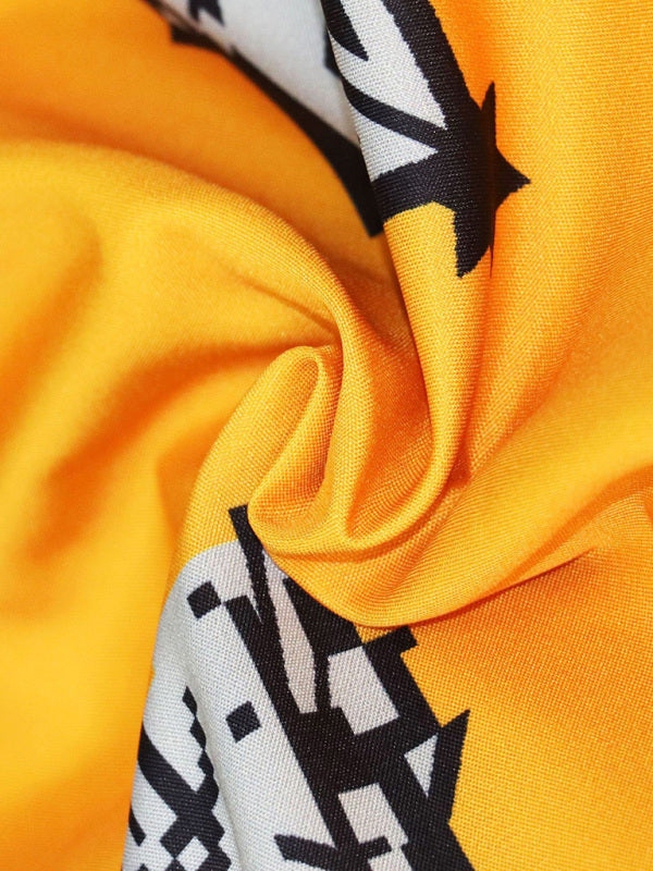 Levoire | Femme Sans Manches Midi Bohème Imprimé Robe