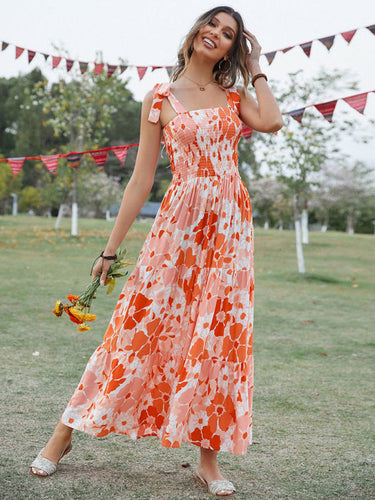 Levoire | Femme Sling Fleurs Resort Long Robe
