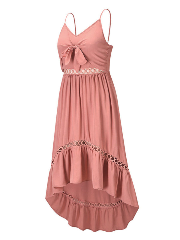 Levoire | Femme Tissé Sexy Irrégulier Mi-Longue Robe à Un Épaule