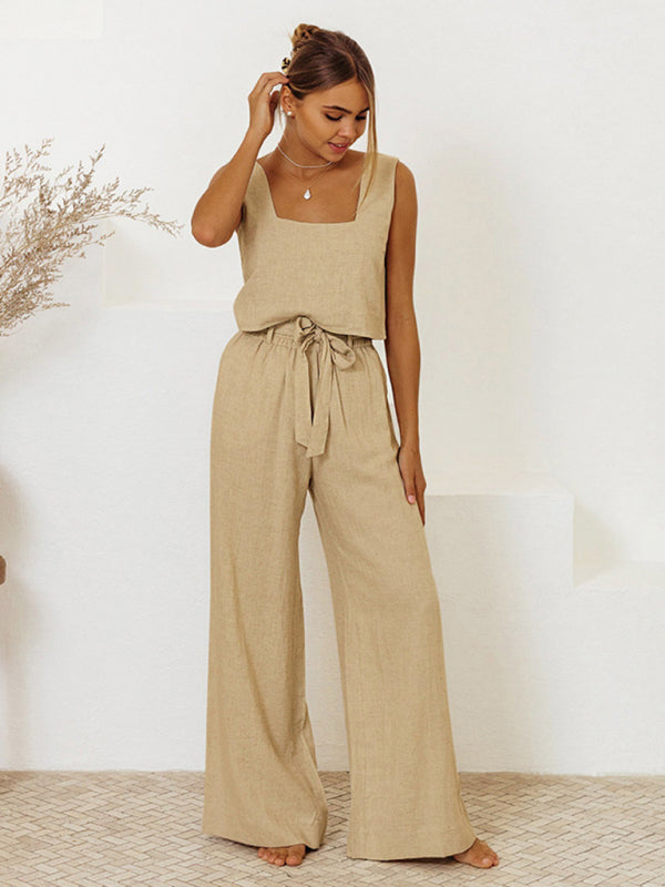 Levoire | Nouvelle Robe Femme Sans Manches Pantalon Lâche Tendance Mode