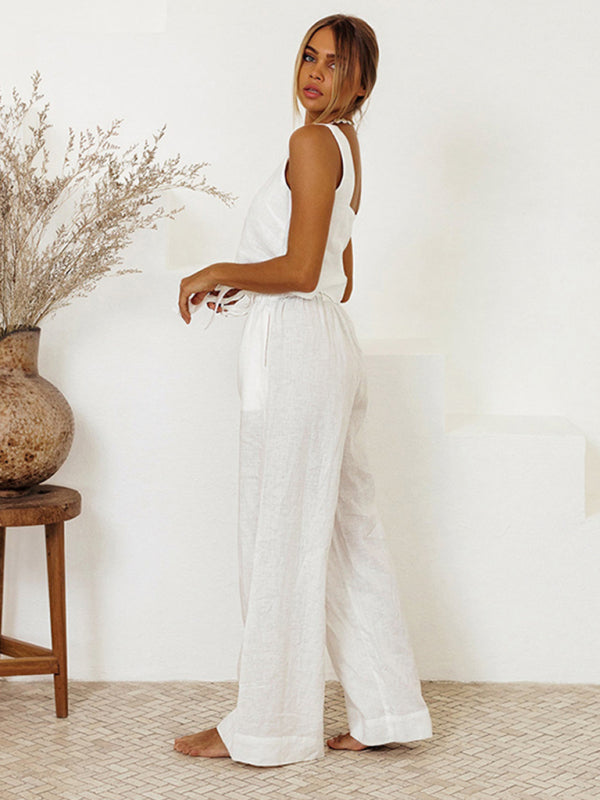 Levoire | Nouvelle Robe Femme Sans Manches Pantalon Lâche Tendance Mode