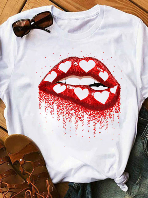 Levoire | Femme motif léopard Lepes Graphique T-shirt Muster9