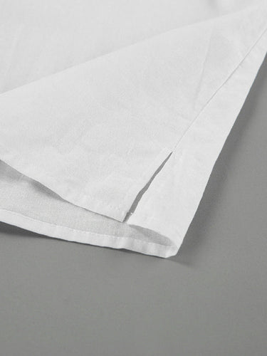 Levoire | Nouvelle robe décontractée à manches longues chemise à contraste short ensemble deux pièces