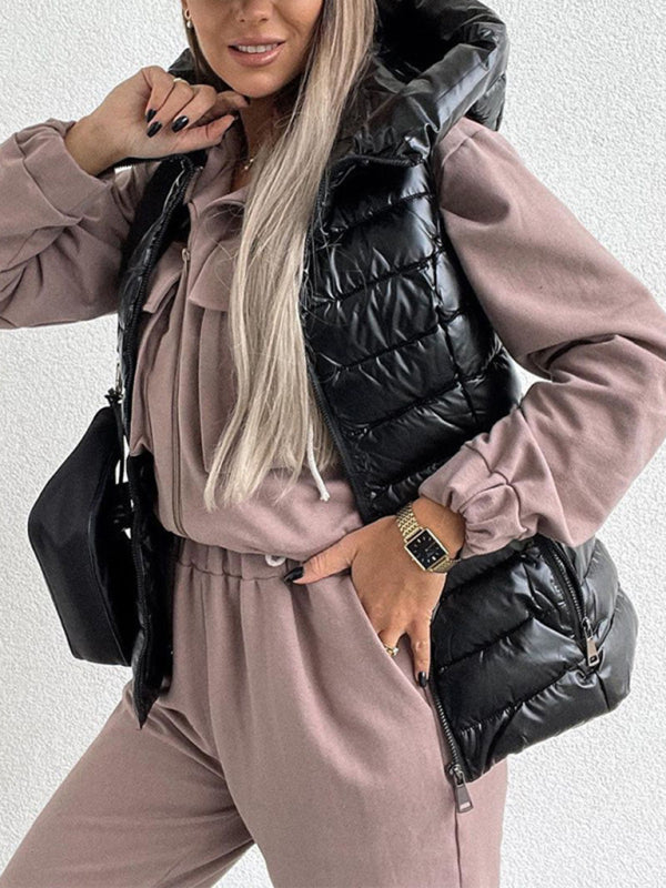 Levoire | Nouveau manteau pour femmes Pantalons Harem Ensemble sportif ample à deux pièces