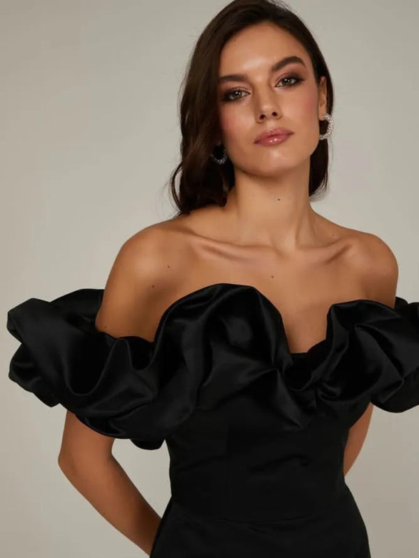 Levoire | Robe à volants satin