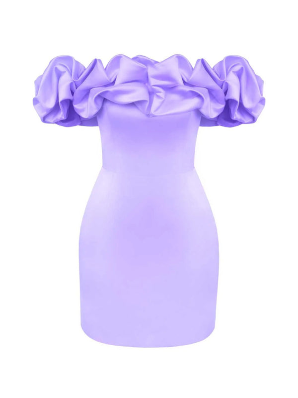 Levoire | Robe à volants satin
