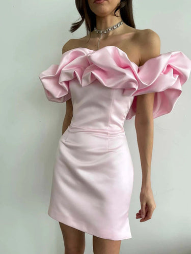 Levoire | Robe à volants satin