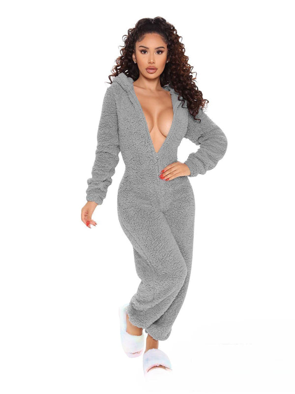 Levoire | Sweat à capuche à manches longues combinaison pantalon vêtements en peluche