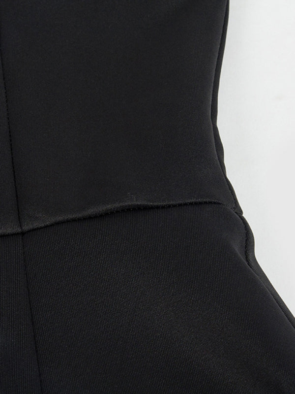 Levoire | Femmes Nouvelle Robe Courte Cintrée Sexy Sans Épaules