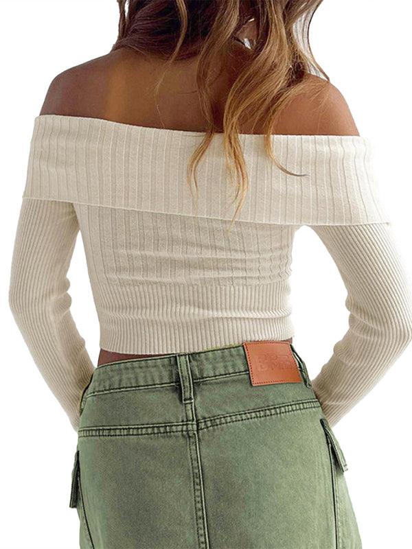 Levoire | Nouveau sweat à capuche sexy à manches longues avec col ligne simple