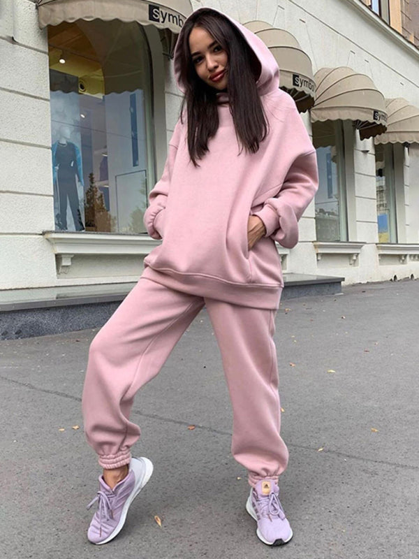 Levoire | Sweat à capuche pour femmes en deux parties Rosa