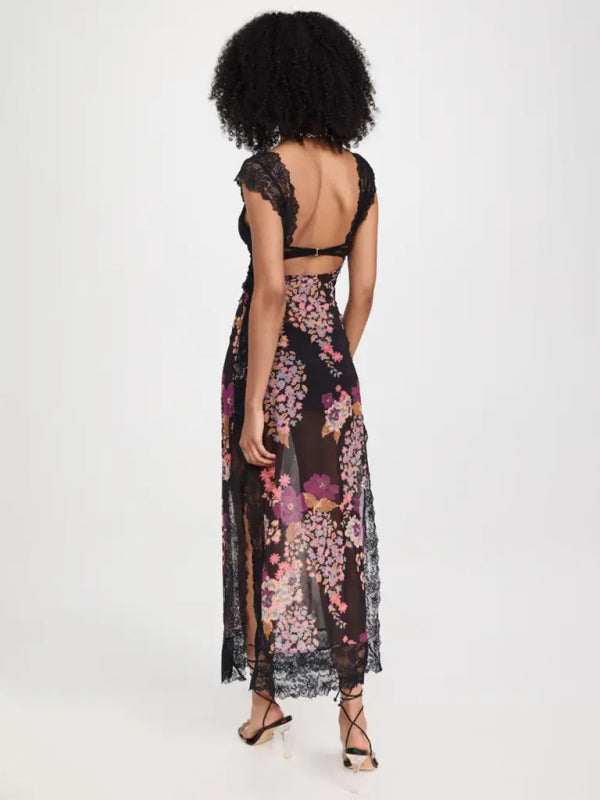 Levoire | Glamour robe maxi dentelle