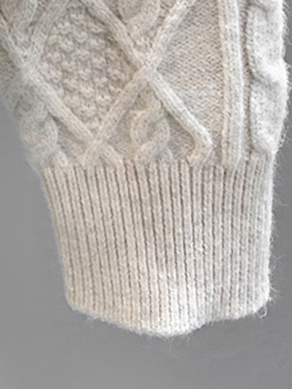 Levoire | Femmes Twist loose hoodie tricot pull