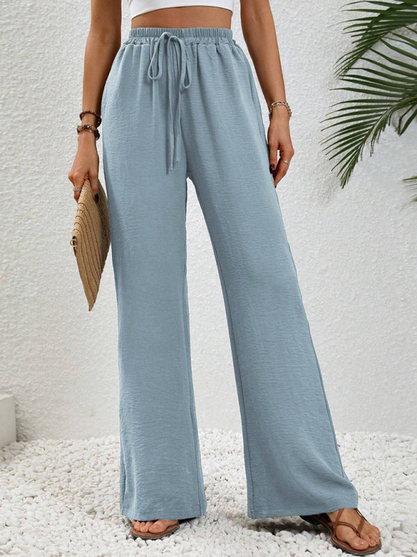 Levoire | Pantalons Amples Confortables Avec Taille Élastique Bleu