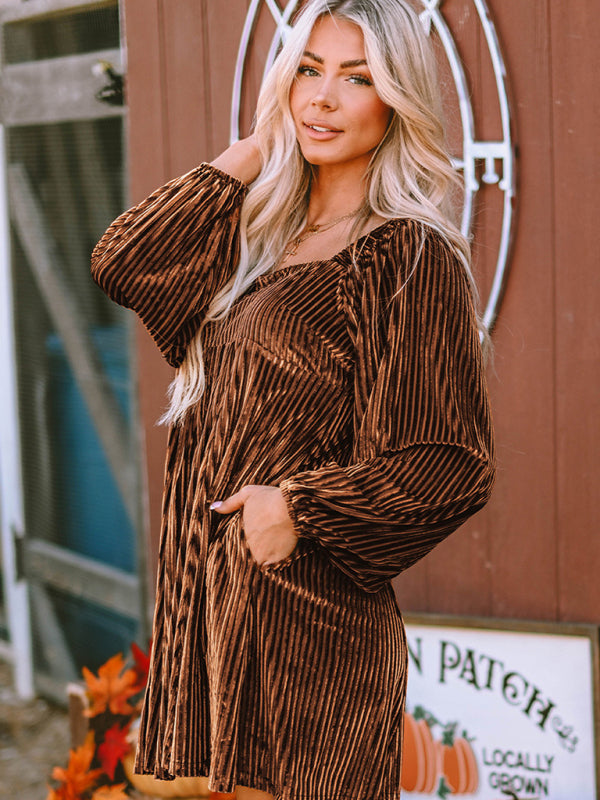 Levoire | Robe longue à manches longues femme chic et décontractée