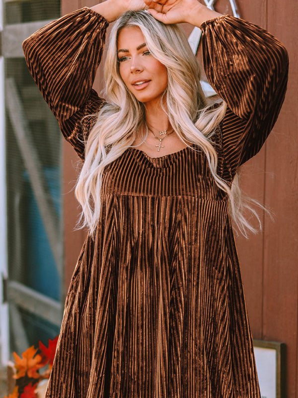 Levoire | Robe longue à manches longues femme chic et décontractée