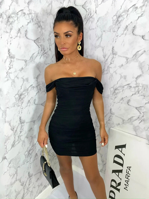Levoire | Robe en filet sexy à taille basse avec bretelles