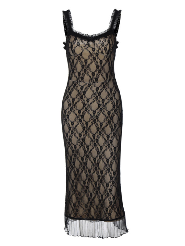 Levoire | Femme Nouvelle Sexy Détail Pointu Épaule Robe