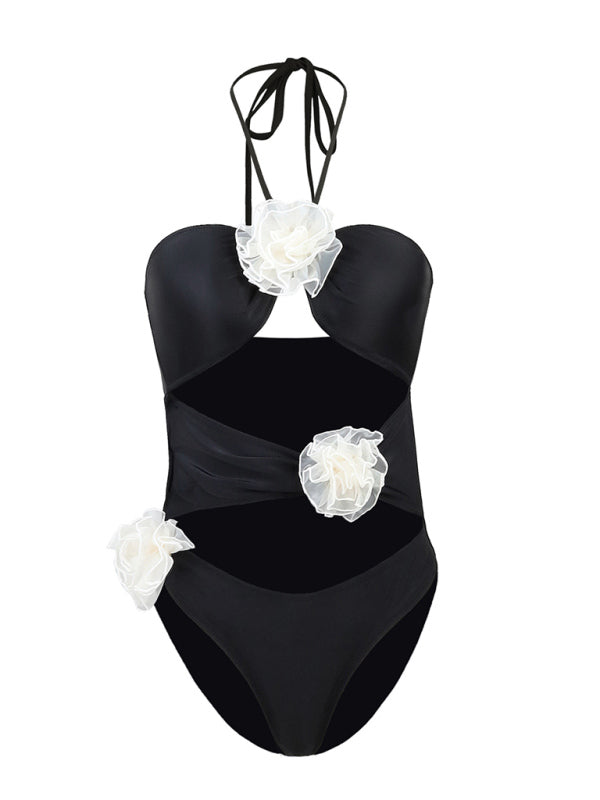 Levoire | Femmes Plage Triangle Fleur Soutien Sexy Taille Haute Bikinis