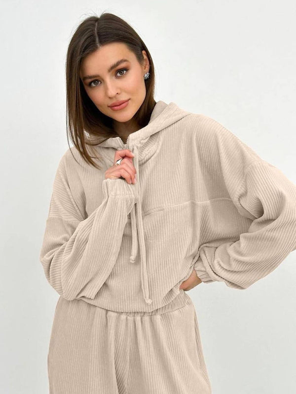 Levoire | Nouvelle sweat à capuche à manches longues, vêtement pour femmes, tenue deux pièces