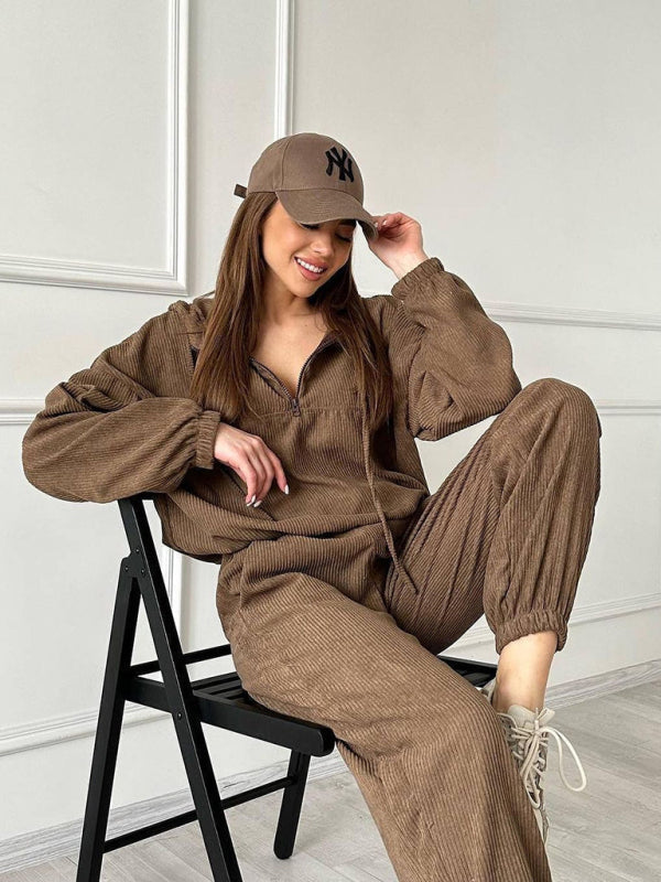 Levoire | Nouvelle sweat à capuche à manches longues, vêtement pour femmes, tenue deux pièces Kaffe