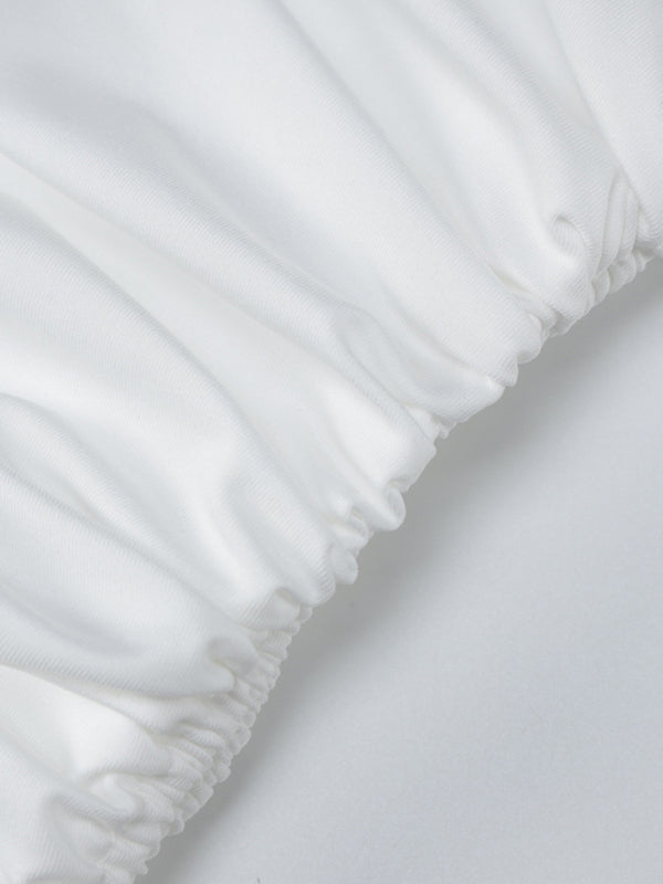 Levoire | Nouvelle mode et sexy, jupe ouverte aux épaules, drapée autour des seins, drapée autour de vos hanches avec des fentes