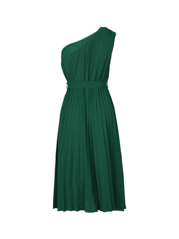 Levoire | Robe nouvelle femme unie à décolleté en V sans manches